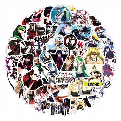 200 Pcs Anime Akame Ga Kill! Autocollants Pour Skateboard Autocollants De Sport Pour Enfants, Autocollants De Sport Pour Bouteilles D'eau, Autocollants De Bouteilles D'eau Imperméables Pour