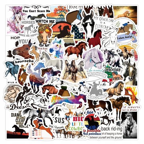 200 Pcs Autocollants D'équitation Cool Avec Cavalier Autocollants De Sport Pour Enfants, Autocollants De Sport Pour Bouteilles D'eau, Autocollants De Bouteilles D'eau Imperméables Pour Garço