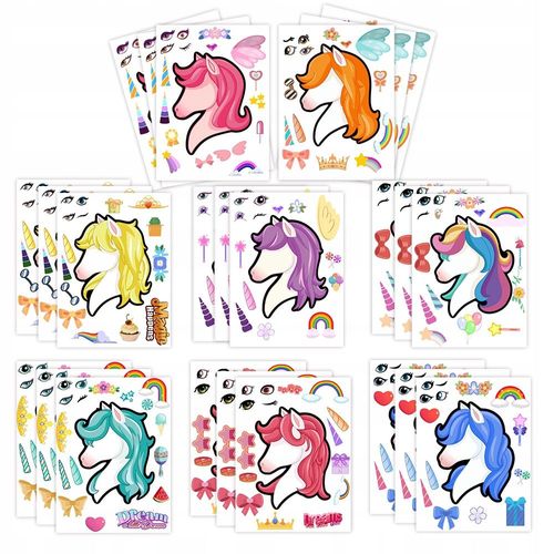 Puzzle 100 pièces de feuilles colorées Licorne Puzzl