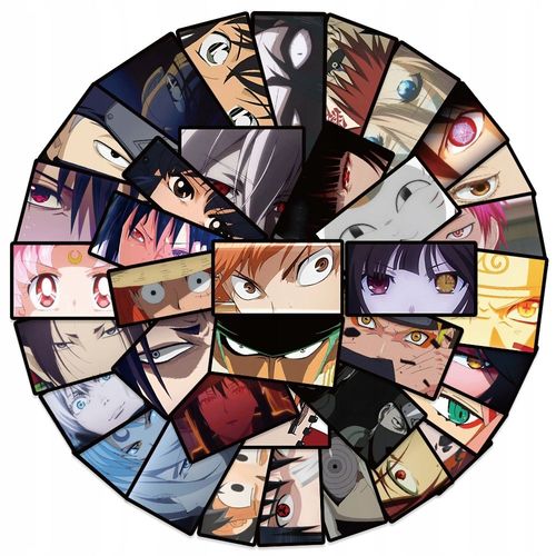 Lot De 100 Autocollants Cools De Naruto Ju Jutsu