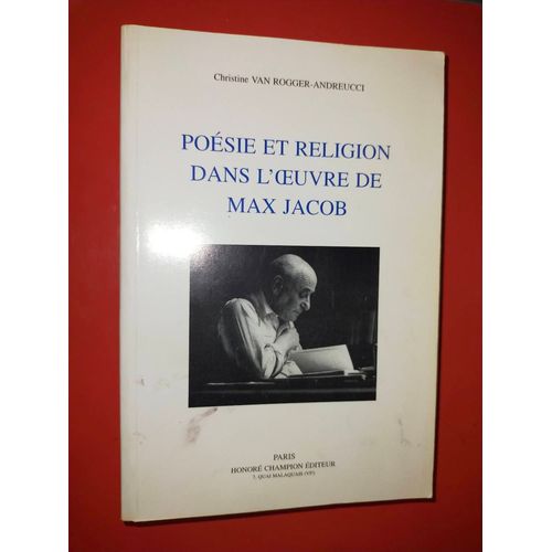 Poésie Et Religion Dans L'oeuvre De Max Jacob
