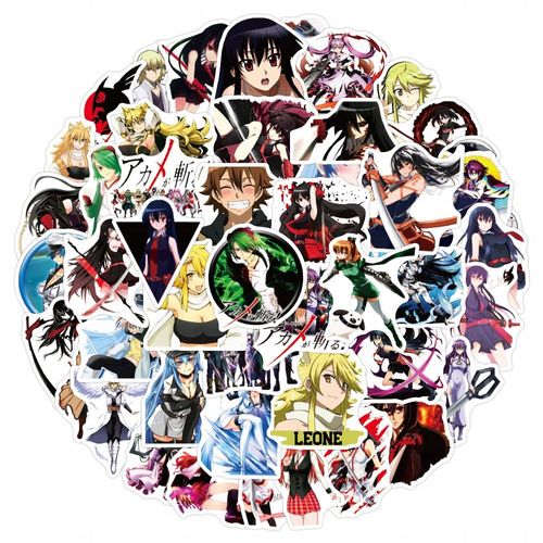 200 Pcs Pack De Figurines D'anime Japonais Akame Ga Kill! N Autocollants De Sport Pour Enfants, Autocollants De Sport Pour Bouteilles D'eau, Autocollants De Bouteilles D'eau Imperméables Po