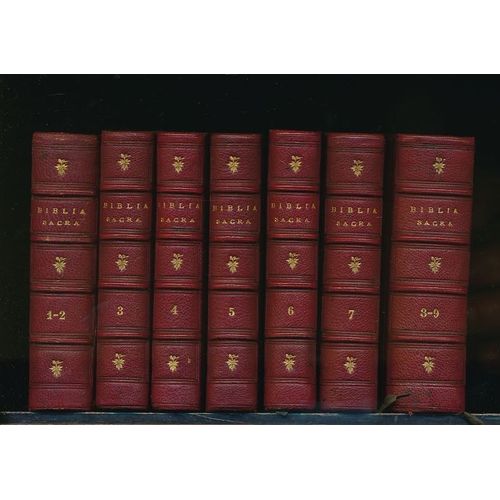 Biblia Sacra Vulgatae Editionis Sixti V. Pontif. Maximi Jussu Recognita Et Clementis Viii