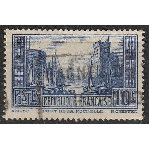 Le Port De La Rochelle, Timbre Oblitéré 1929 N° 261