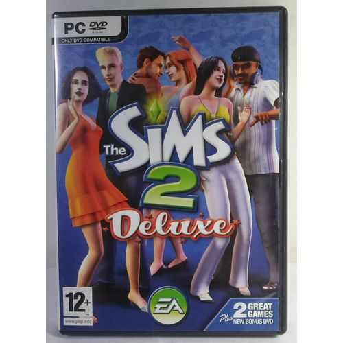 Ea 2007 Pc Dvd The Sims 2 Deluxe Video Game 100% Complete European W/ Bonus Disc/ 48/M3