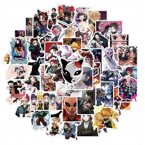 200 Pcs Autocollants Demon Slayer Kimetsu No Yaiba Autocollants De Sport Pour Enfants, Autocollants De Sport Pour Bouteilles D'eau, Autocollants De Bouteilles D'eau Imperméables Pour Garçons