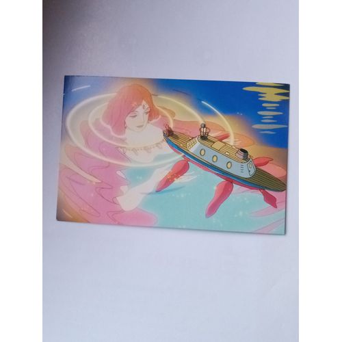 Carte Postale Ponyo Sur La Falaise 14 X 9,5cm Studio Ghibli Miyazaki Cinéma Animé