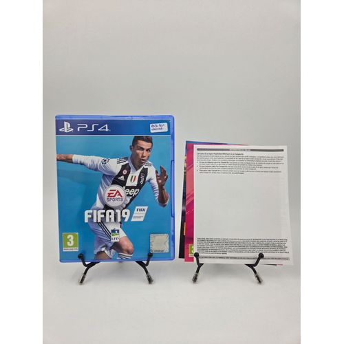 Jeu Playstation 4 Fifa 19 En Boite, Complet (Boite Très Abîmée)
