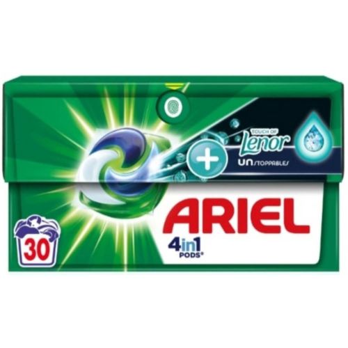 Lessive capsules Ariel Allin1 pods + Lenor unstopabbles x30