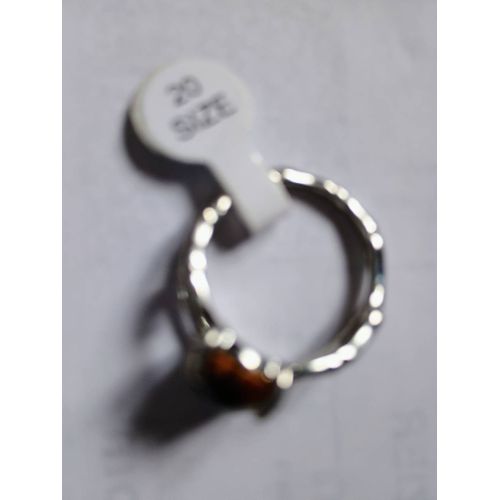 Bague Femme Pierre Marron