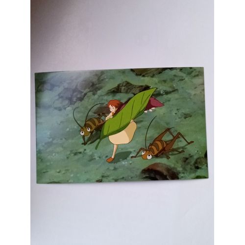 Carte Postale Arrietty Et Le Petit Monde Des Chapardeurs 14 X 9,5cm Studio Ghibli Miyazaki Cinéma Animé