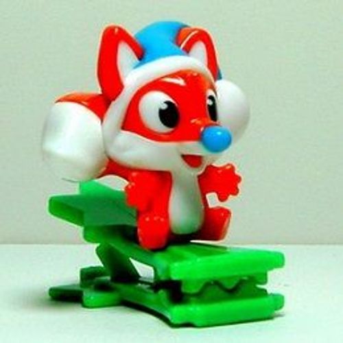 Figurine Renard - Série Noël (Kinder 2017)