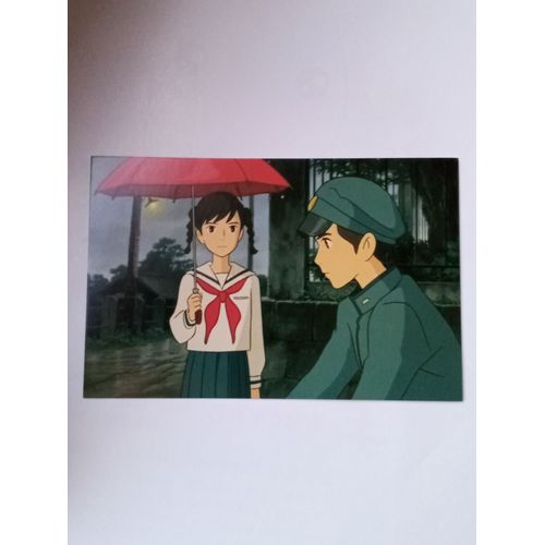 Carte Postale La Colline Aux Coquelicots 14 X 9,5cm Studio Ghibli Miyazaki Cinéma Animé