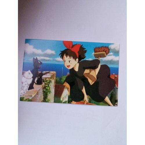 Carte Postale Kiki La Petite Sorcière 14 X 9,5cm Studio Ghibli Miyazaki Cinéma Animé