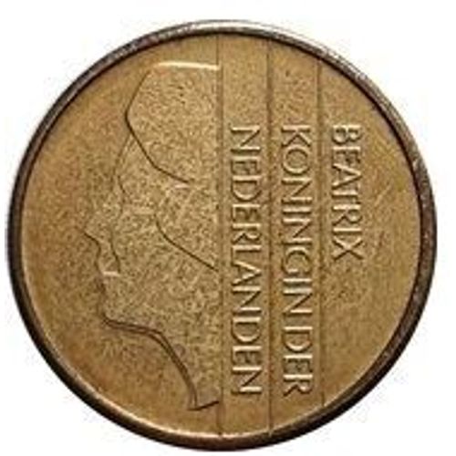 Pièce 5 Gulden Beatrix Pays-Bas - 1989