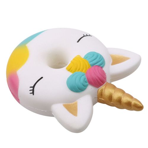 Jumbo Squishy Kawaii Licorne Cheval Mange Un Gâteau