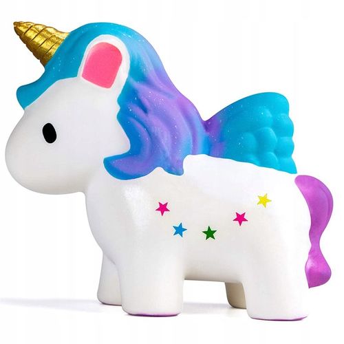 Jumbo Squishy Kawaii Licorne Cheval Mange Un Gâteau