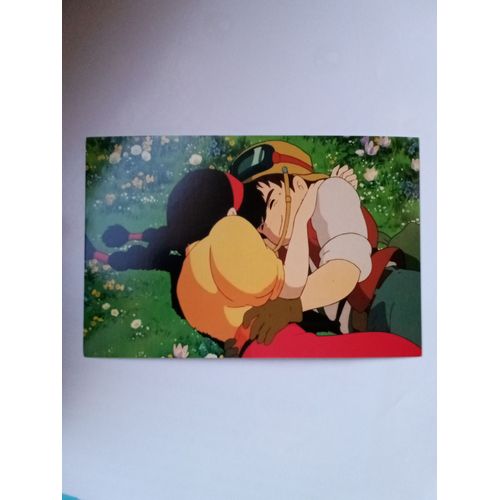 Carte Postale Le Château Dans Le Ciel 14 X 9,5cm Studio Ghibli Miyazaki Cinéma Animé