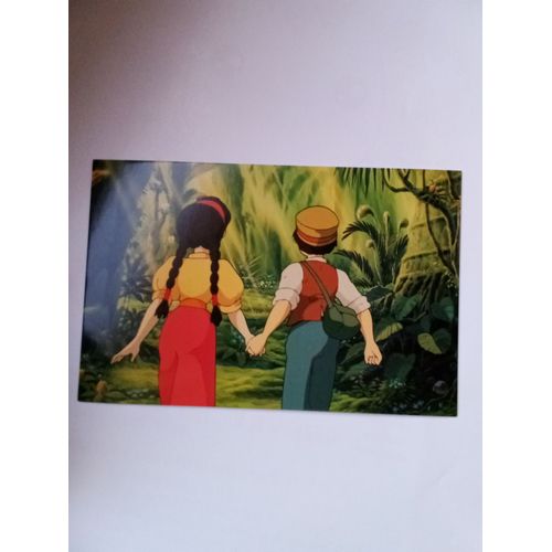 Carte Postale Le Château Dans Le Ciel 14 X 9,5cm Studio Ghibli Miyazaki Cinéma Animé
