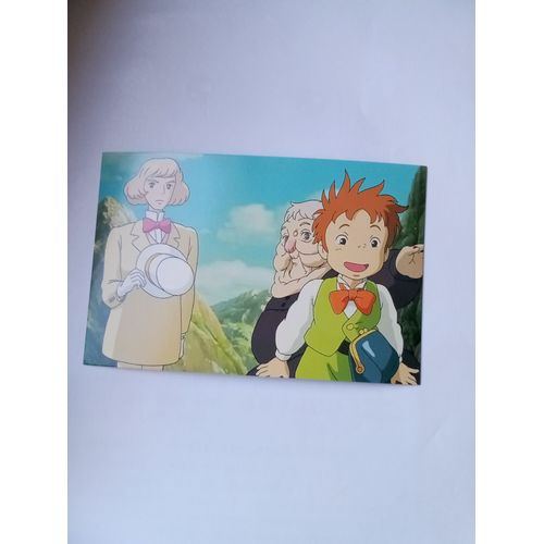 Carte Postale Le Château Ambulant 14 X 9,5cm Studio Ghibli Miyazaki Cinéma Animé