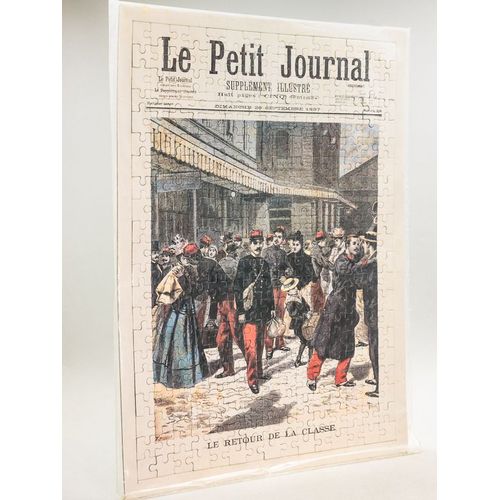 [ Puzzle Tiré Du Supplément Illustré Du Petit Journal Du 26 Septembre 1897 : ] Le Retour De La Classe