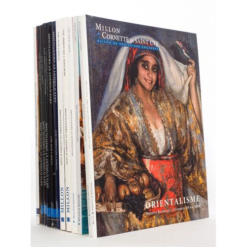 [ Lot De 12 Catalogues D'orientalisme, Hôtel Drouot, Années 2009 À 2015 ] Orientalisme, 29 Mai 2009 ; Arts D'orient Et Orientalisme, 5 Décembre 2006