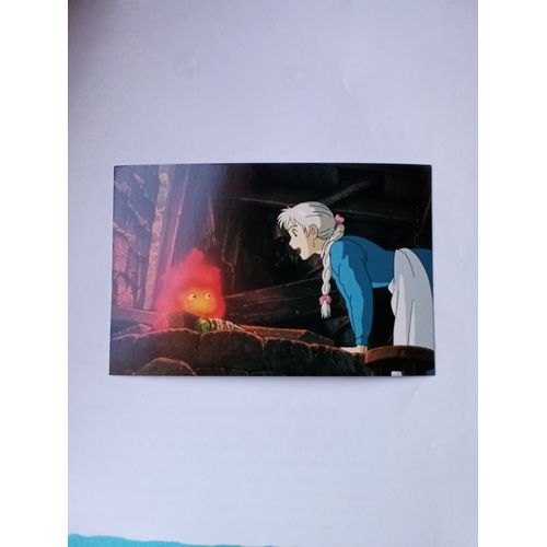 Carte Postale Le Château Ambulant 14 X 9,5cm Studio Ghibli Miyazaki Cinéma Animé