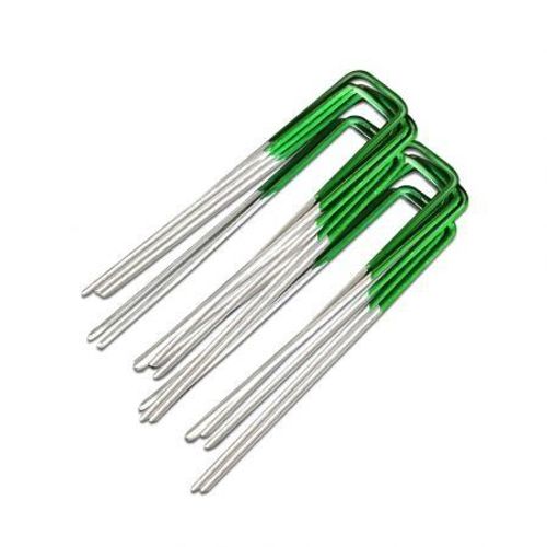 Lot De 200 Piquets Pour Gazon Synthétique Prime Turf - Piquets En U En Acier Galvanisé Durables Pour L'installation De Gazon Artificiel