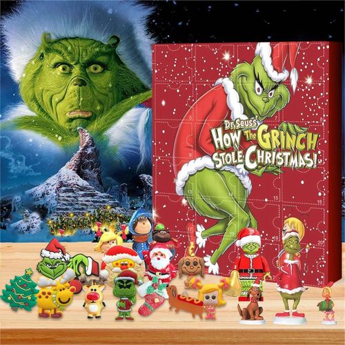 Calendrier de l'Avent du compte à rebours de la poupée de Noël volée par Gomind Grinch