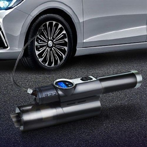 Aspirateur De Voiture 4 En 1, Gonfleur De Pneus, Compresseur D'air Portable 