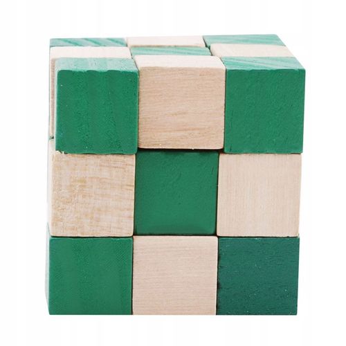 27 Sections Cubes Magiques Lignes De Serpent En Bois