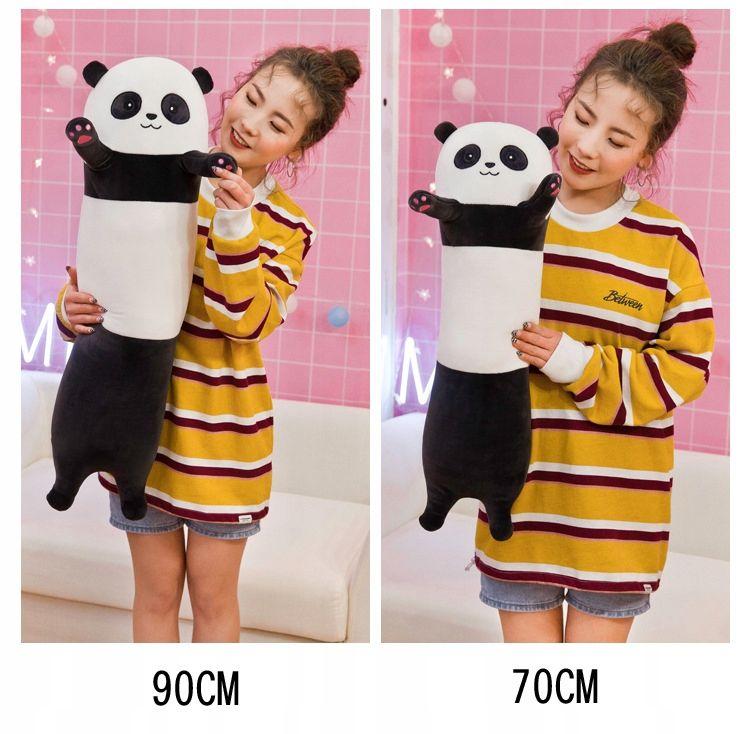 Peluche Panda Gant De 65 A 120 Cm De Long - 2