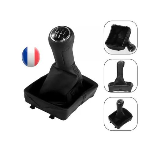 Pommeau Soufflet Levier 5 Vitesses Pour Polo 9n 2002 À 2005 Polo 9n2 2005 À 2009 Diam 12mm