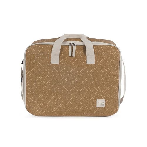 Valise Bébé De Maternité À Pois Poppy Cannelle - Marron