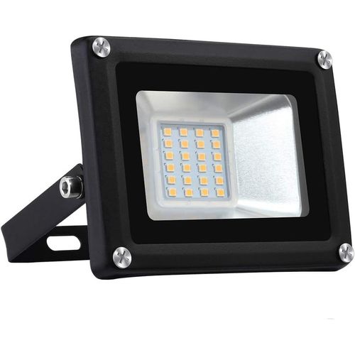 Projecteur Led 20 W, 2000 Lm Super Lumineux, Projecteur Extérieur, Ip66 Étanche 5000 K, Lumière Du Jour, Idéal Pour Jardin, Garage, Hôtel, Etc. Classe Énergétique A+., Blanc Chaud,.[G427]