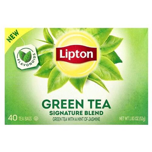 Lipton, Thé Vert, Mélange Iconique, 40 Sachets De Thé, 52 G