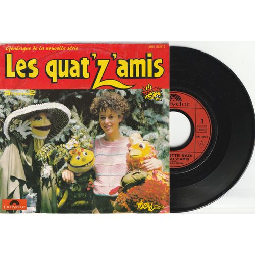 45t Sp Charlotte Kady - Kadi Générique De La Nouvelle Série Les Quat Z"Amis Récré A2 ( Dorothée ) Émission Jeunesse Antenne 2