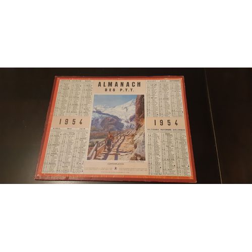 Almanach Des Ptt 1954