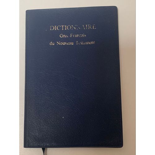 Dictionnaire Grec-Françaisdunouveautestament 