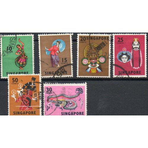 Singapour Timbres Divers