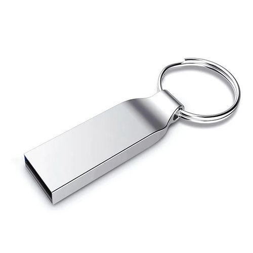 Clé USB haute vitesse 2.0, support à mémoire, lecteur flash-16 GO-Argent