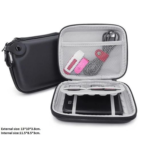 Sac de transport de disque dur externe 2.5 résistant aux chocs pour WD My passeport Ultra Slim Essential WD Elements SE 500 go 1 to 2 to--Noir