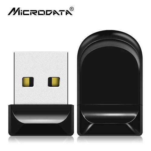 Mini clé USB Super mince, micro bâtons de mémoire de couleur noire, clé USB 2.0-8 GO-Noir