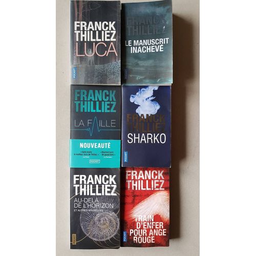 Franck Thilliez - Lot De 6 Livres