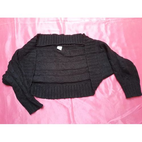 Pull Boléro Noir
