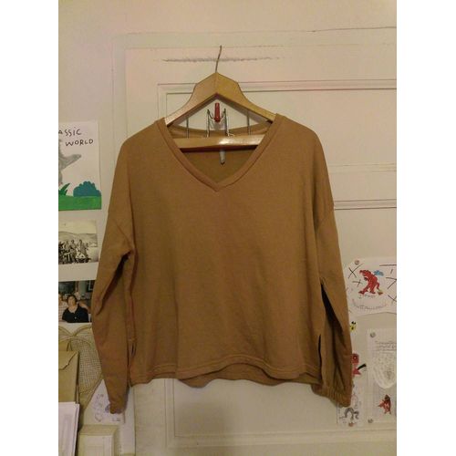 Sweat Léger Marron 48 Blanche Porte.