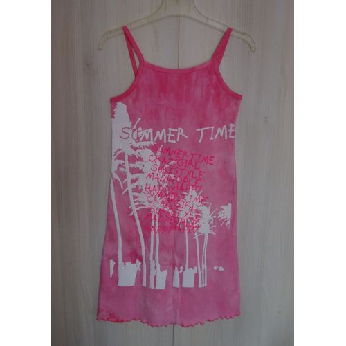 Robe D'été Longue Style Tie And Dye Avec Imprimées