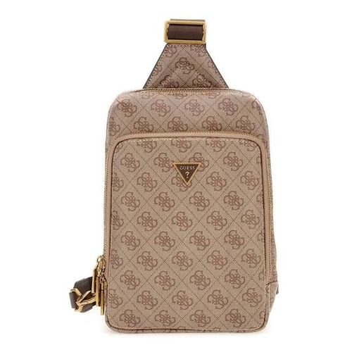 GUESS Sac en bandoulière brun clair marron pour homme - Milano Crossover Beige / Brown 300619