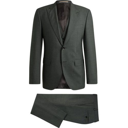 Costume Trois Pièces Regular En Laine Vierge Chinée94,98