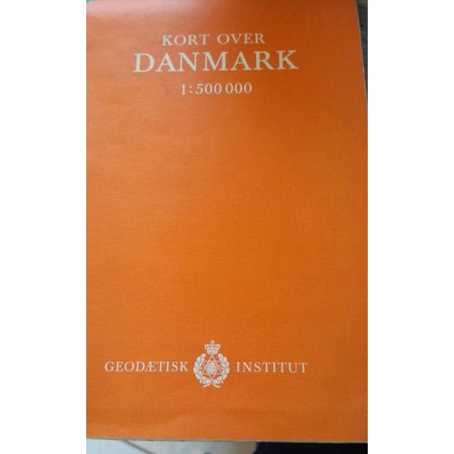 Danmark Kort Over 1:500000